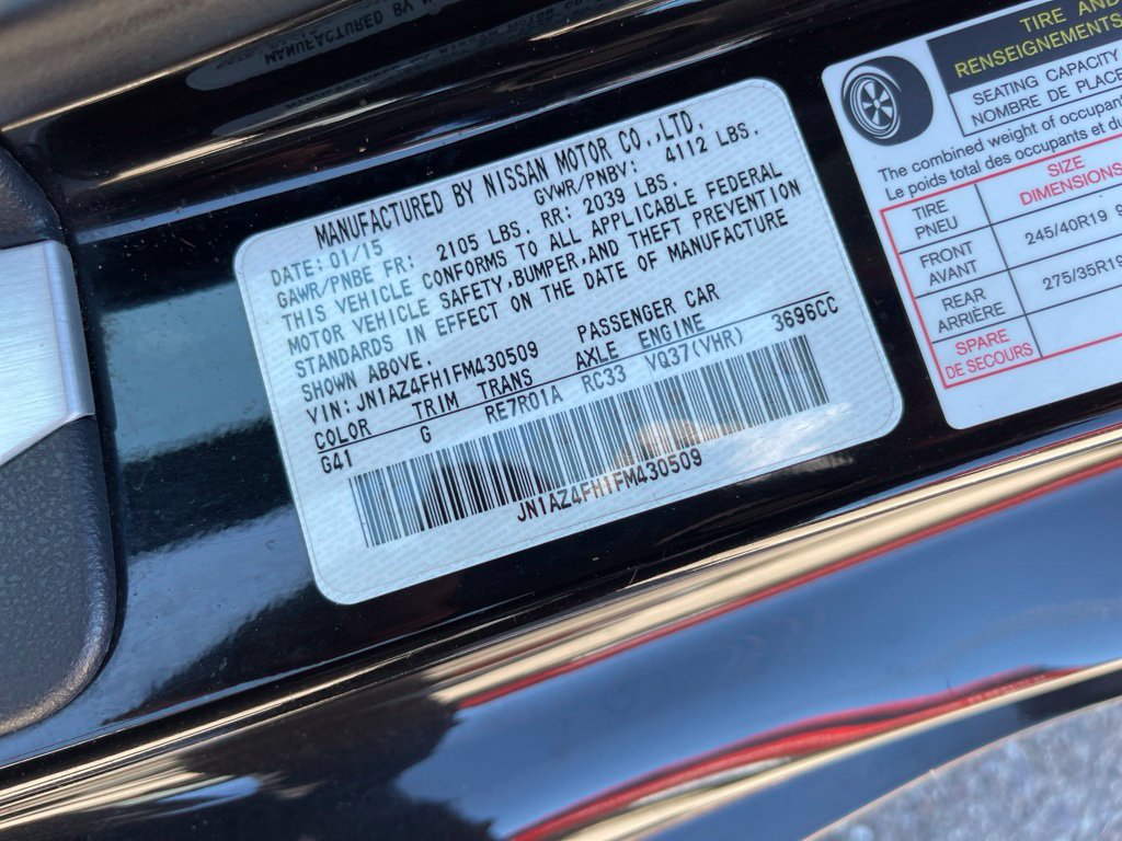 Used 2015 Nissan 370Z Touring Sport RWD image 24