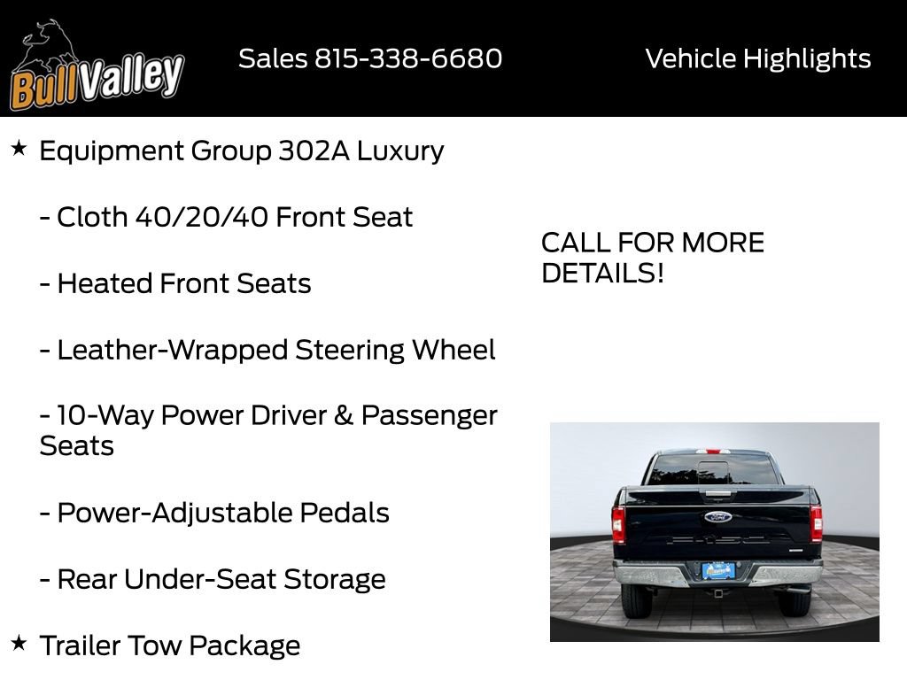 Certified 2019 Ford F150 XLT w/ Equipment Group 302A Luxury AWD/4WD image 10