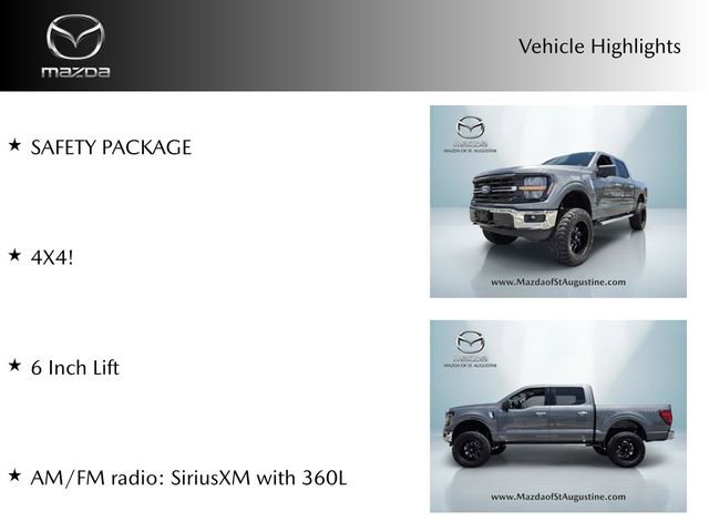 Used 2025 Ford F150 XLT w/ Equipment Group 301A Standard AWD/4WD image 4