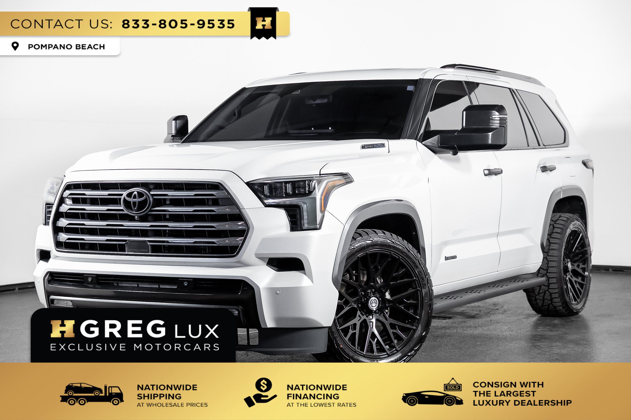Used 2023 Toyota Sequoia Limited w/ Tow Technology Package RWD image 1