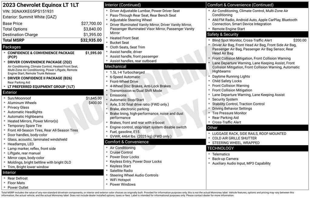 Used 2023 Chevrolet Equinox LT FWD image 4