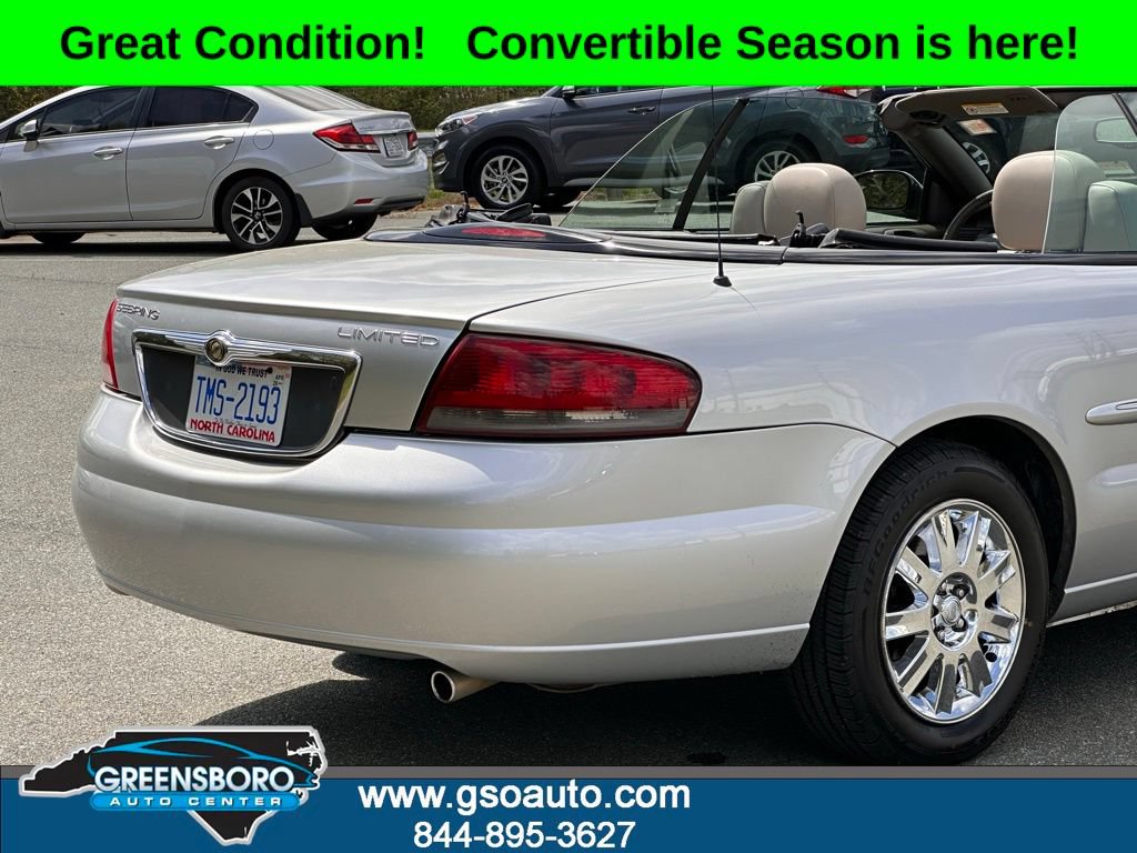 Used 2004 Chrysler Sebring Limited w/ Driver Convenience Group FWD image 32