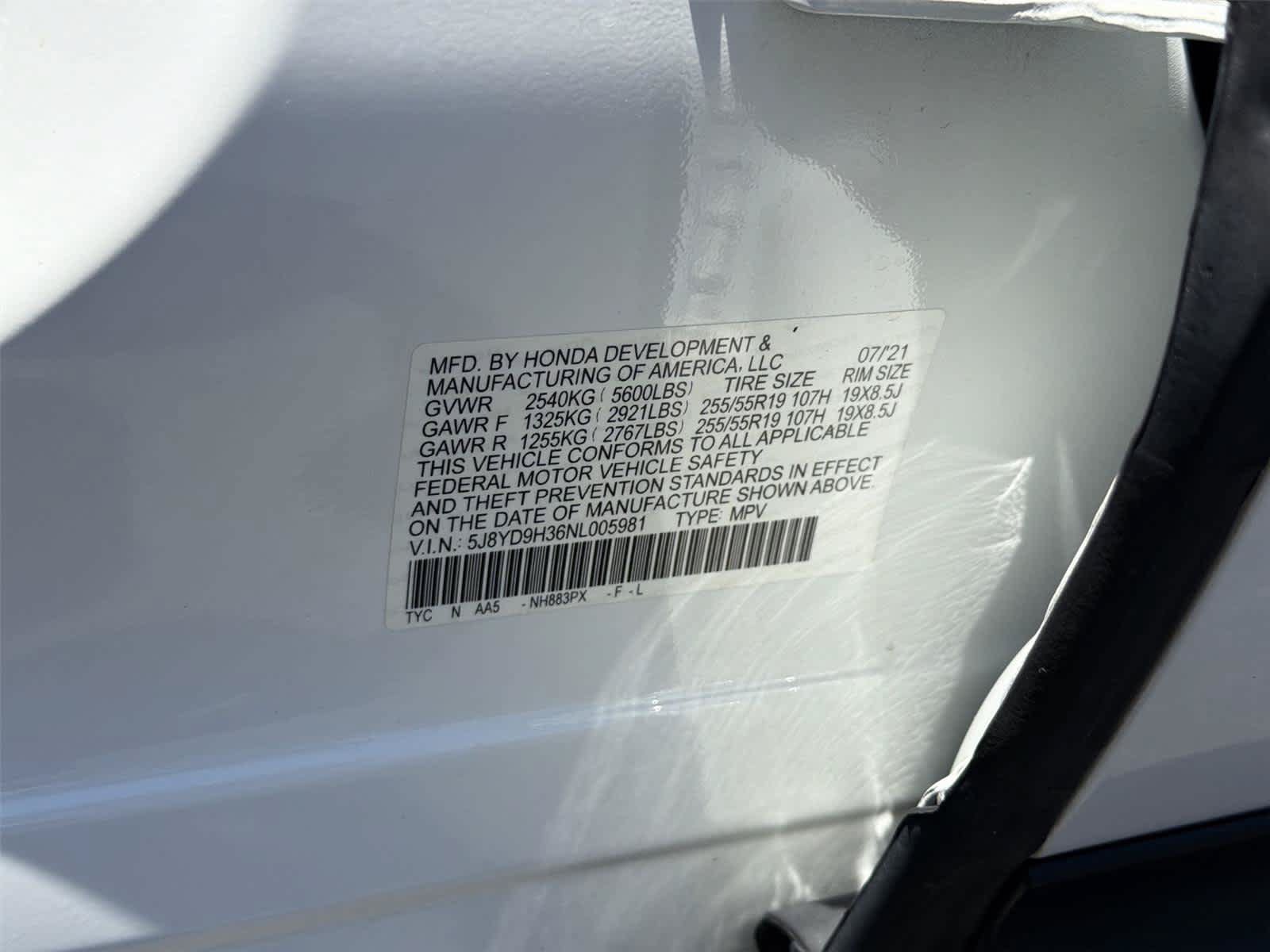 Certified 2022 Acura MDX FWD image 22