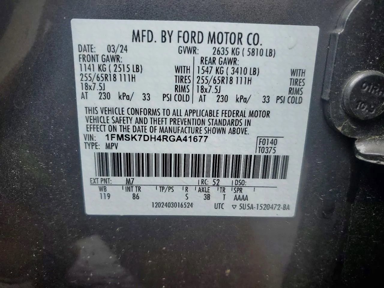 Used 2024 Ford Explorer XLT RWD image 11