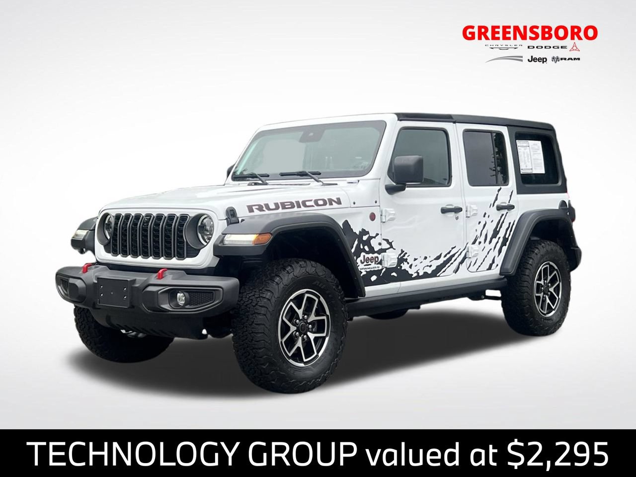Used 2024 Jeep Wrangler Unlimited Rubicon w/ Technology Group AWD/4WD image 1