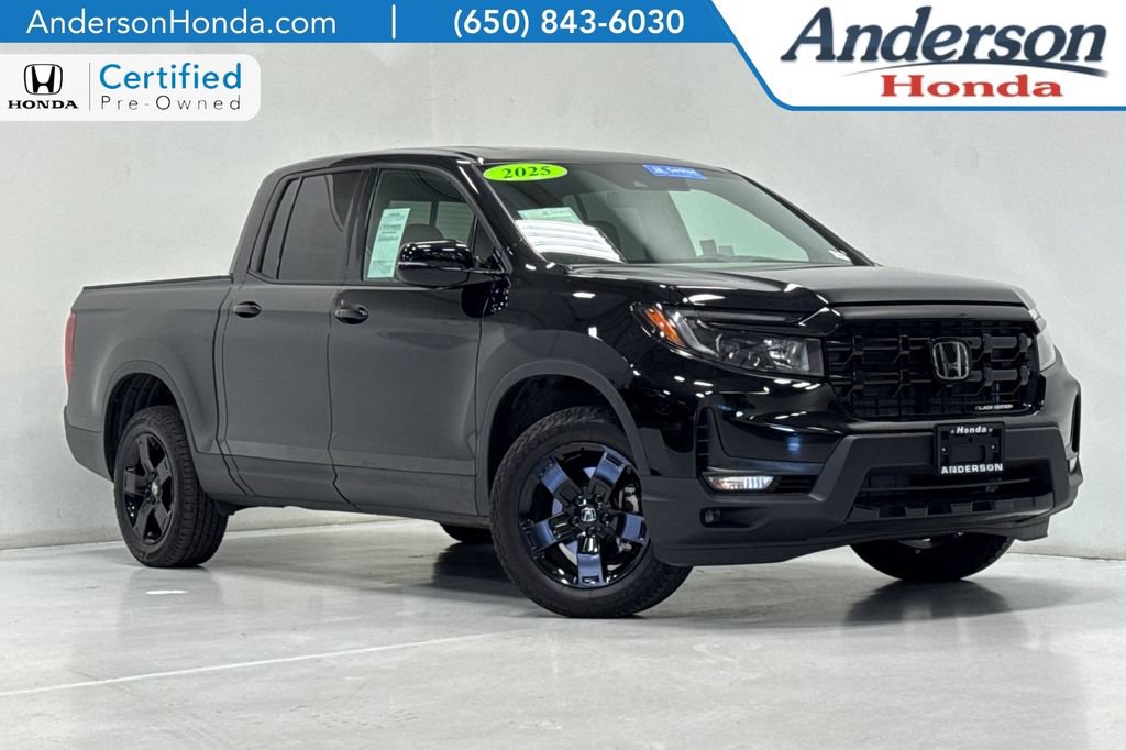 Certified 2025 Honda Ridgeline Black Edition