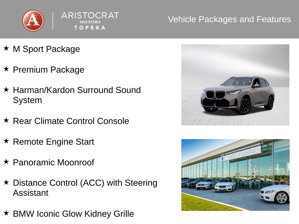 New 2026 BMW X3 xDrive30i w/ Premium Package AWD/4WD image 4
