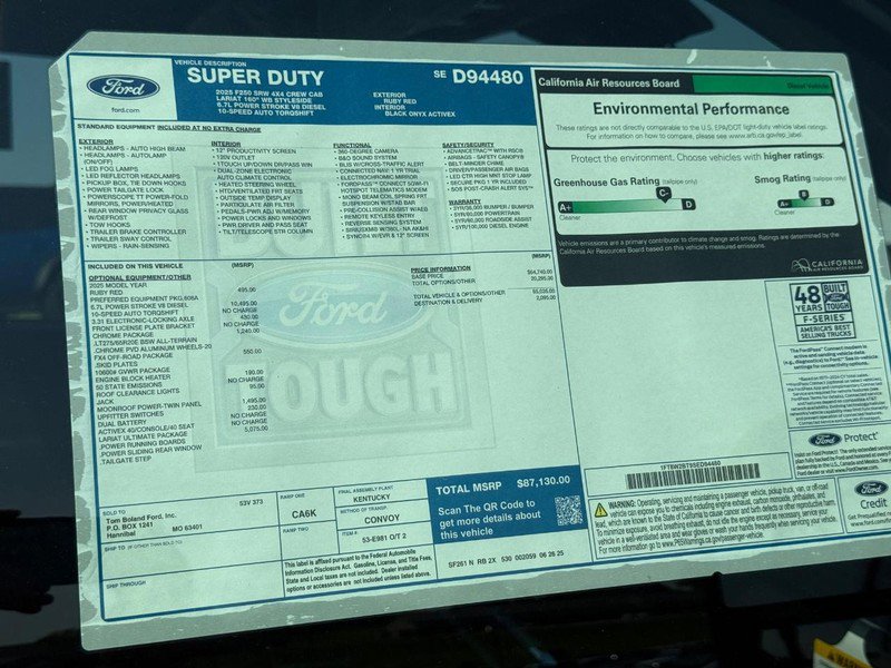 New 2025 Ford F250 Lariat w/ Lariat Ultimate Package image 23