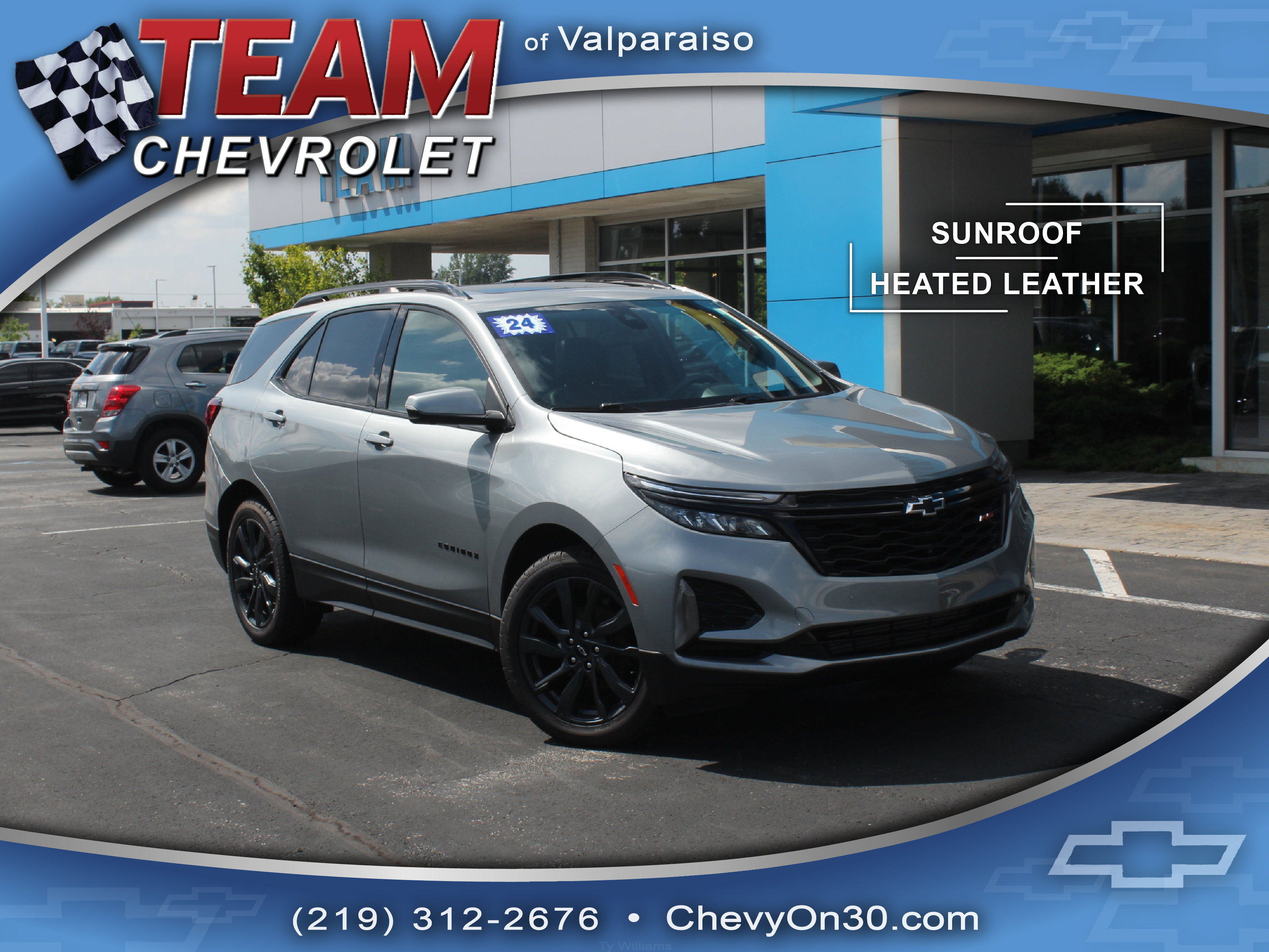 Used 2024 Chevrolet Equinox RS w/ RS Leather Package AWD/4WD image 1