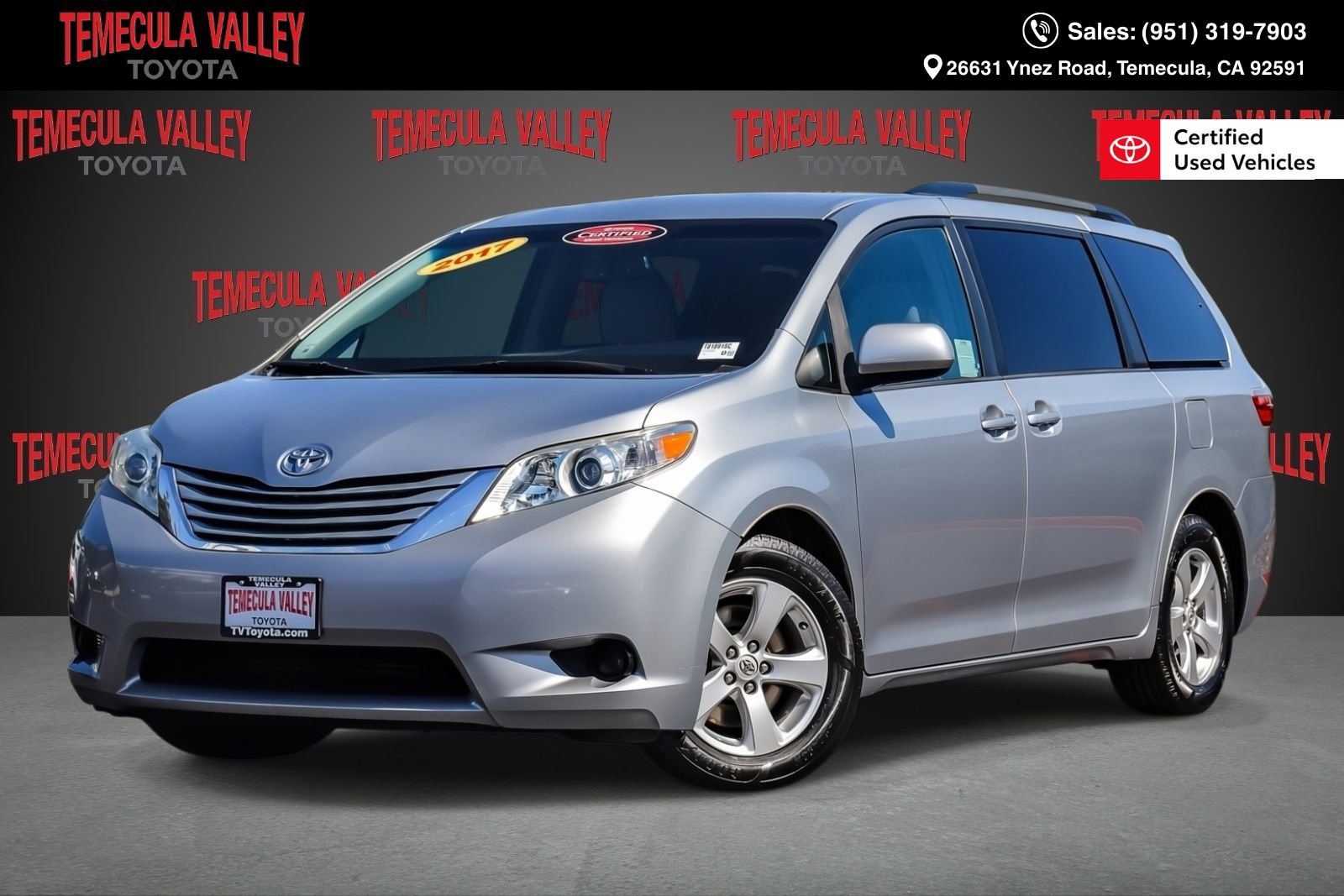 Certified 2017 Toyota Sienna LE FWD image 1