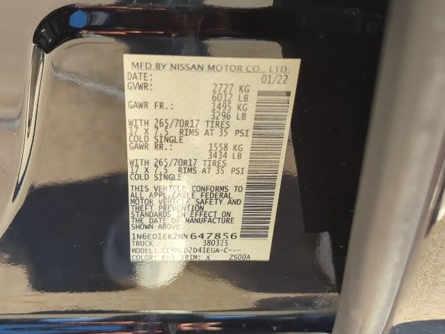 Used 2022 Nissan Frontier PRO-4X image 32