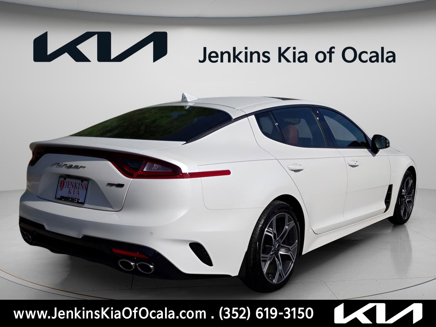 Certified 2021 Kia Stinger GT-Line w/ Sun & Sound Package RWD image 3
