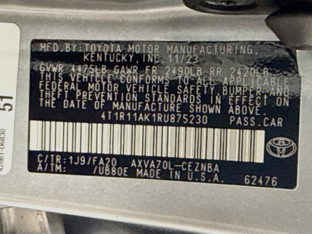 Used 2024 Toyota Camry LE w/ Convenience Package FWD image 39