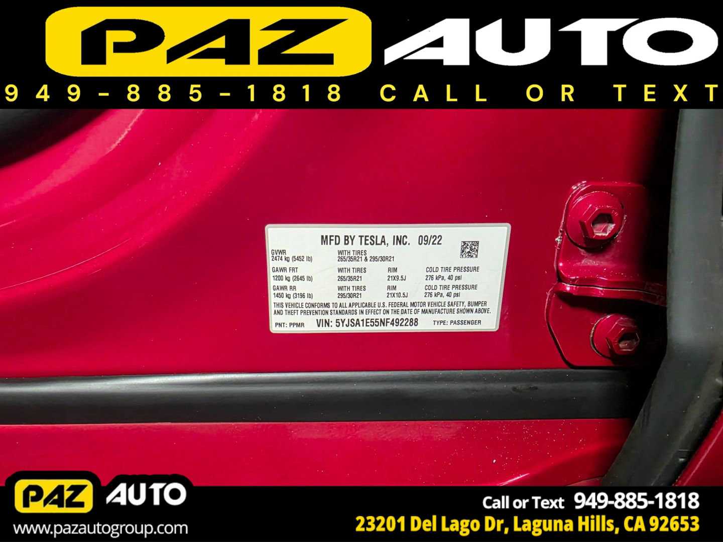 Used 2022 Tesla Model S image 34