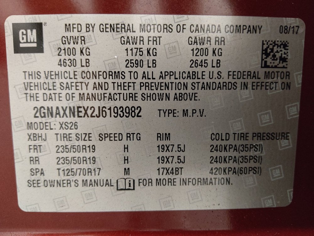 Used 2018 Chevrolet Equinox Premier FWD image 33