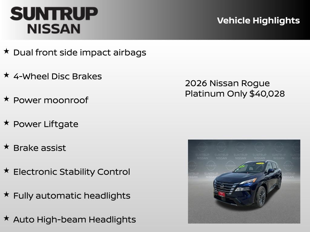 New 2026 Nissan Rogue Platinum w/ Tech Package AWD/4WD image 30