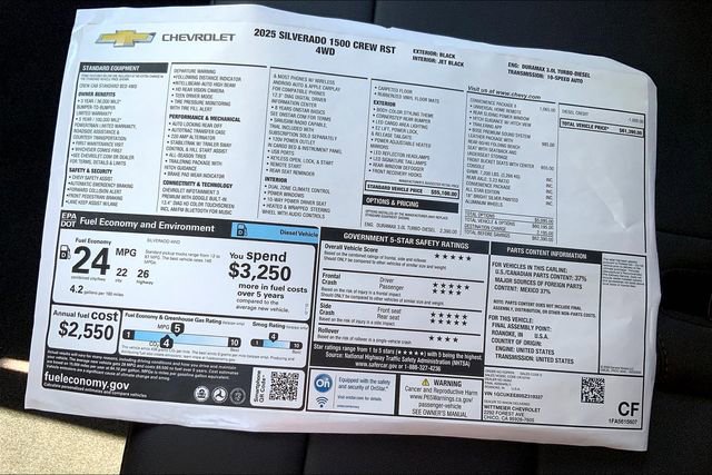 New 2025 Chevrolet Silverado 1500 RST w/ Convenience Package II image 14