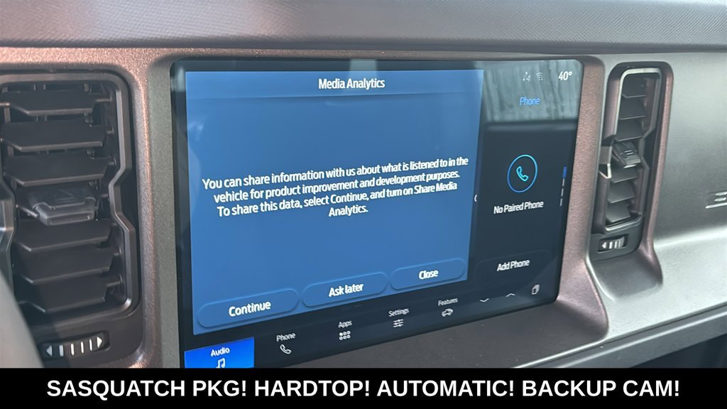 New 2026 Ford Bronco 2-Door w/ Sasquatch Package AWD/4WD image 17