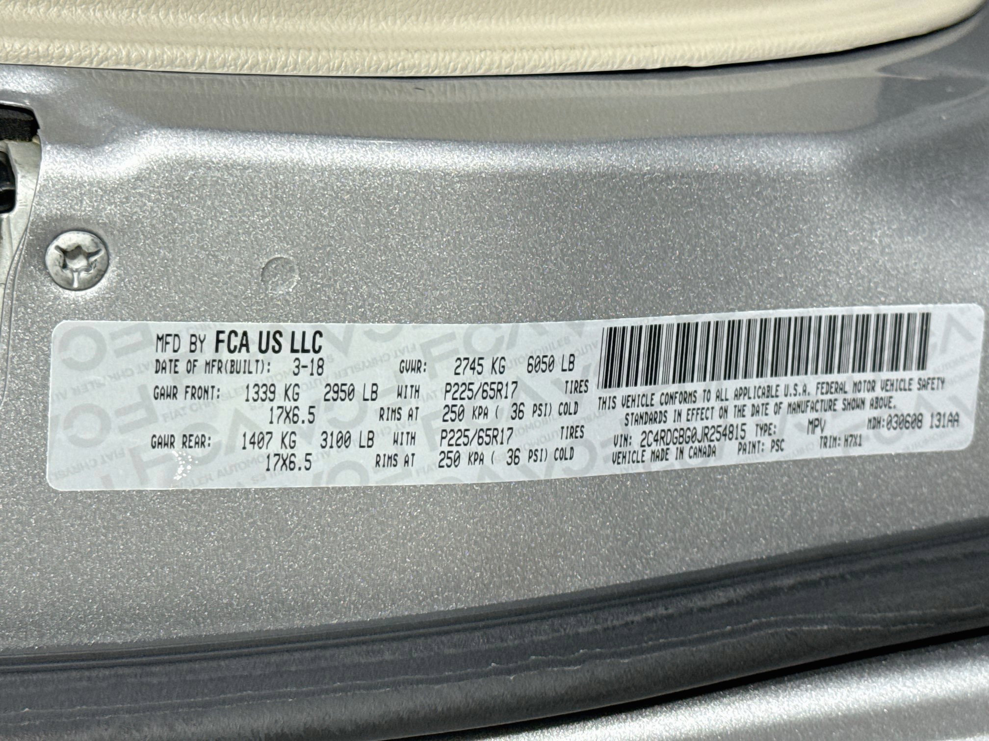Used 2018 Dodge Grand Caravan SE w/ UConnect Hands-Free Group FWD image 64