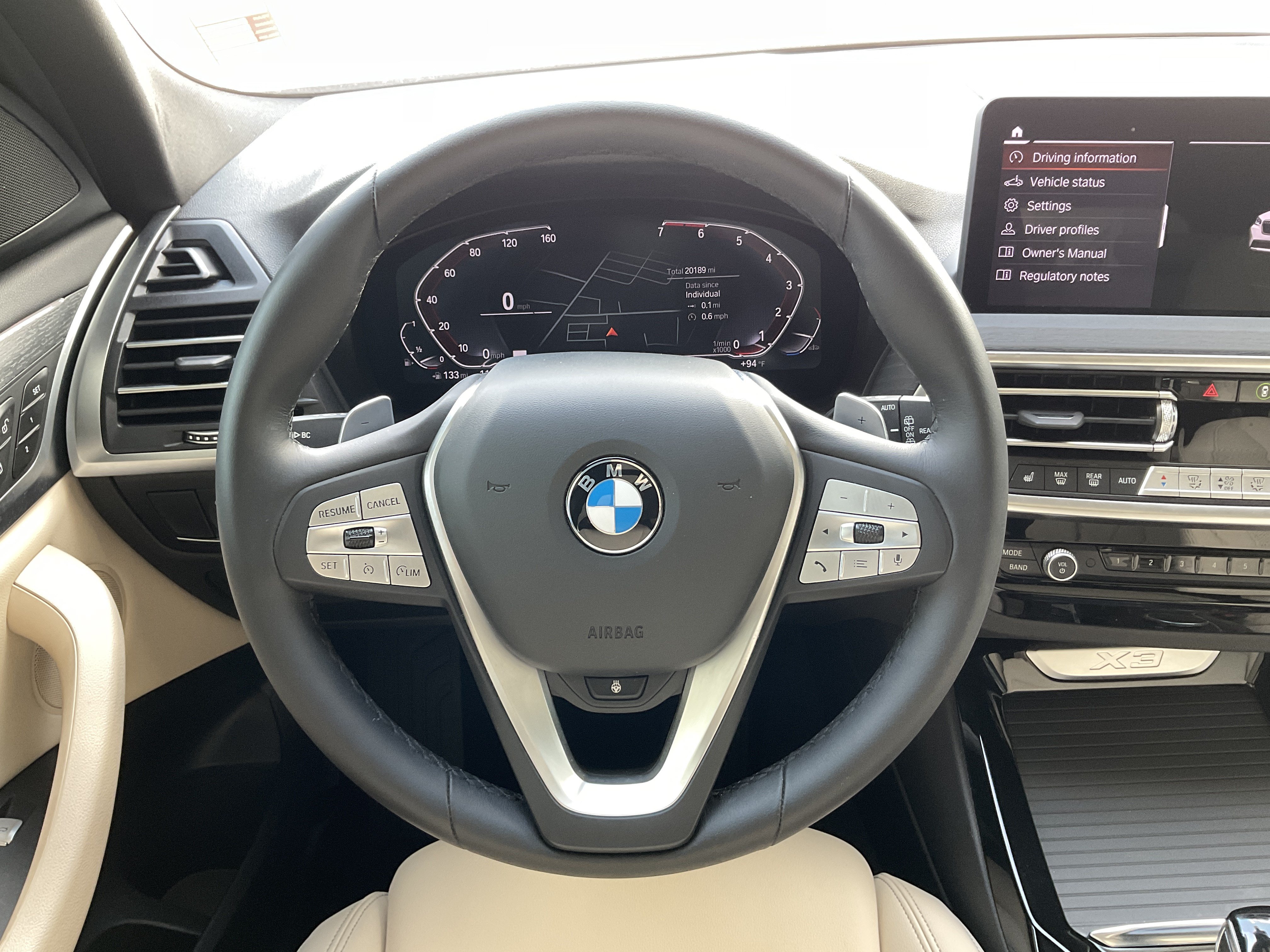 Certified 2023 BMW X3 sDrive30i w/ Premium Package RWD image 13
