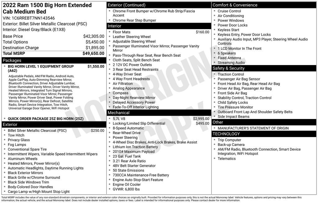 Used 2022 RAM 1500 Big Horn image 12