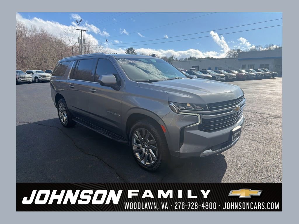 Used 2021 Chevrolet Suburban LT w/ Rear Media and Nav Package