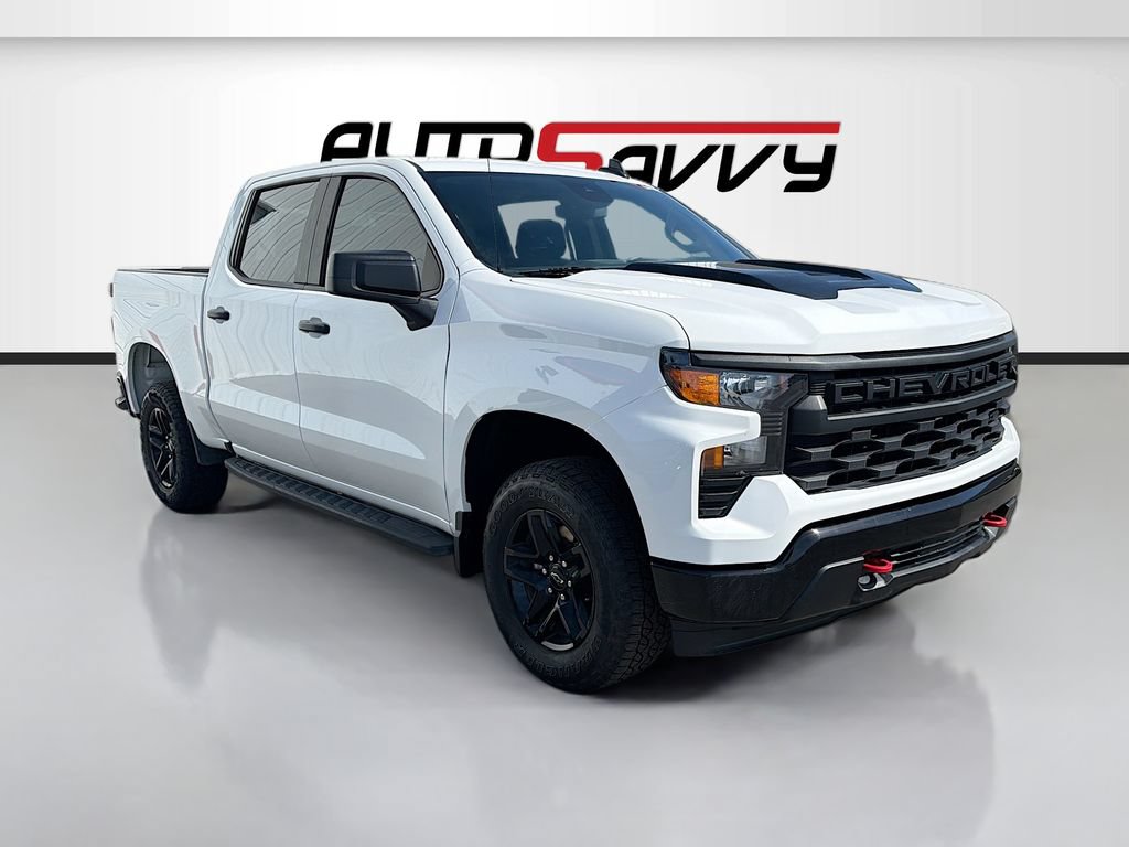 Used 2024 Chevrolet Silverado 1500 Custom Trail Boss w/ LPO, Dark Essentials Package