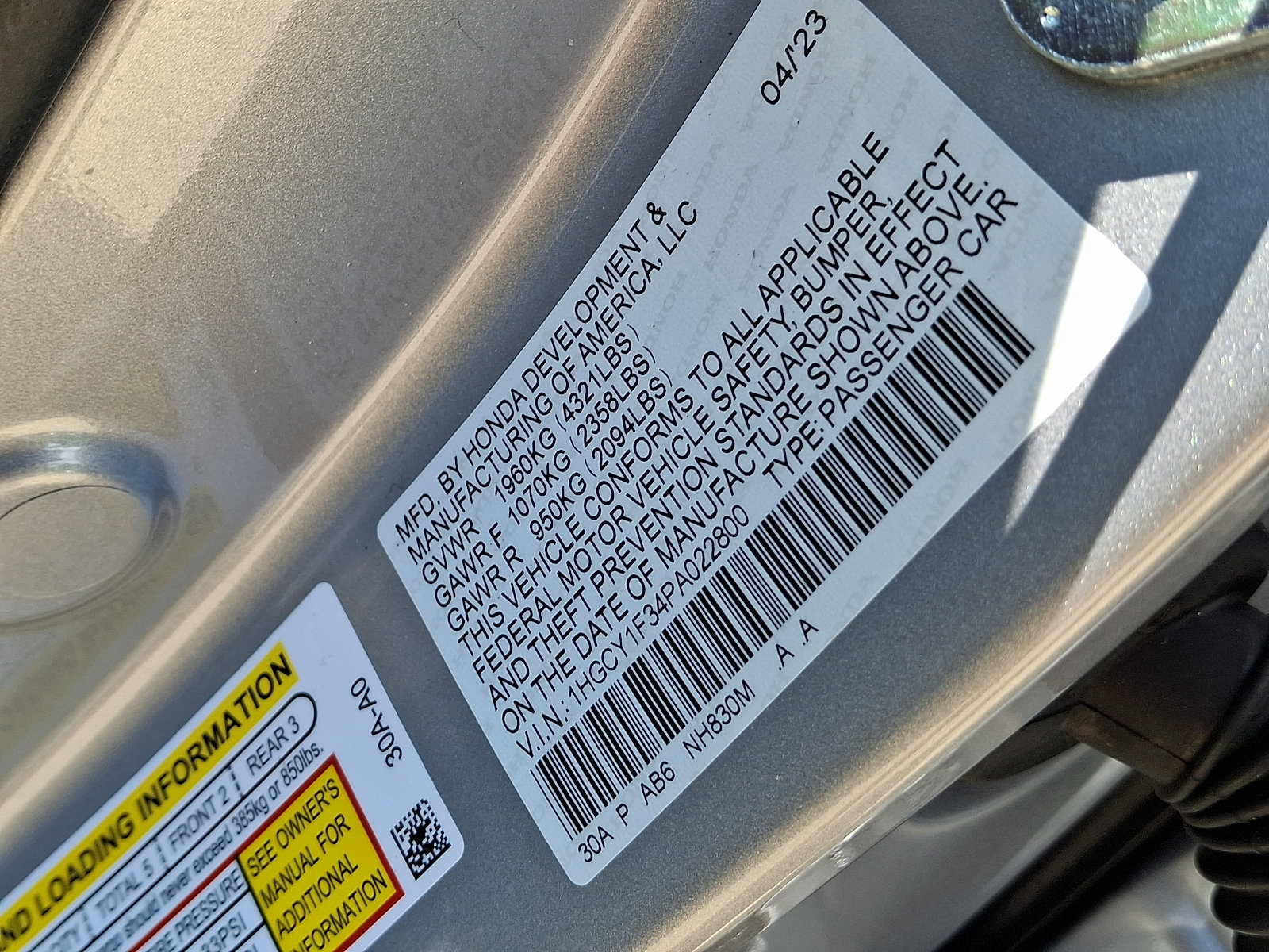 Used 2023 Honda Accord EX image 26