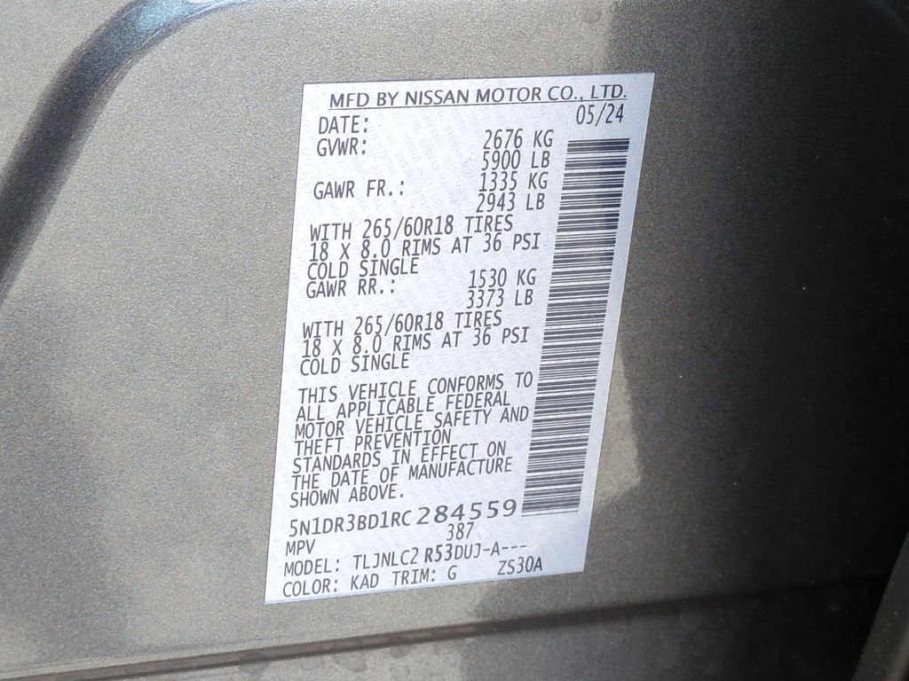 Certified 2024 Nissan Pathfinder Rock Creek AWD/4WD image 10