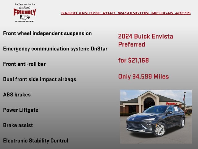Used 2024 Buick Envista Preferred w/ Convenience I Package FWD image 30