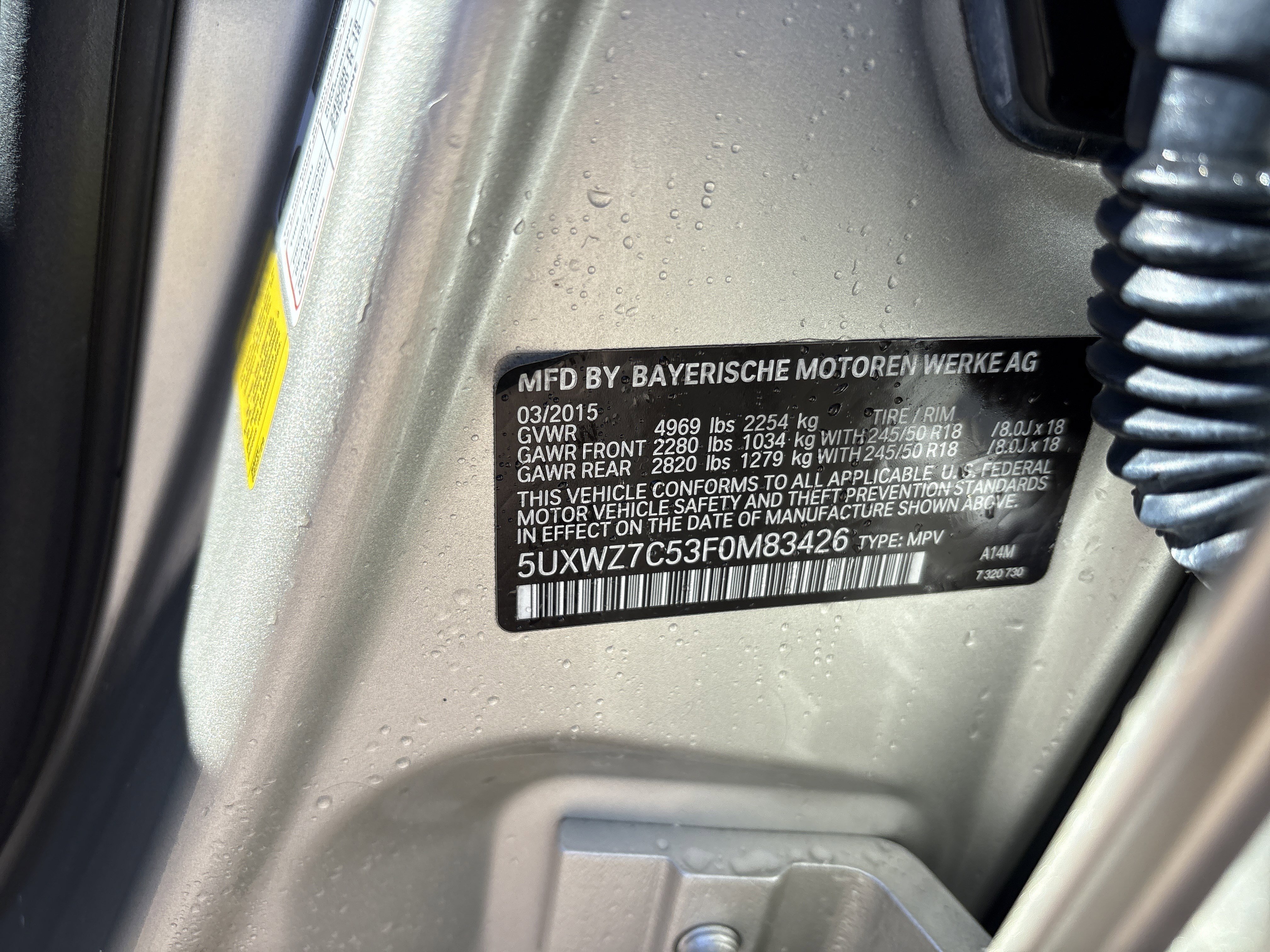 Used 2015 BMW X3 sDrive28i image 35