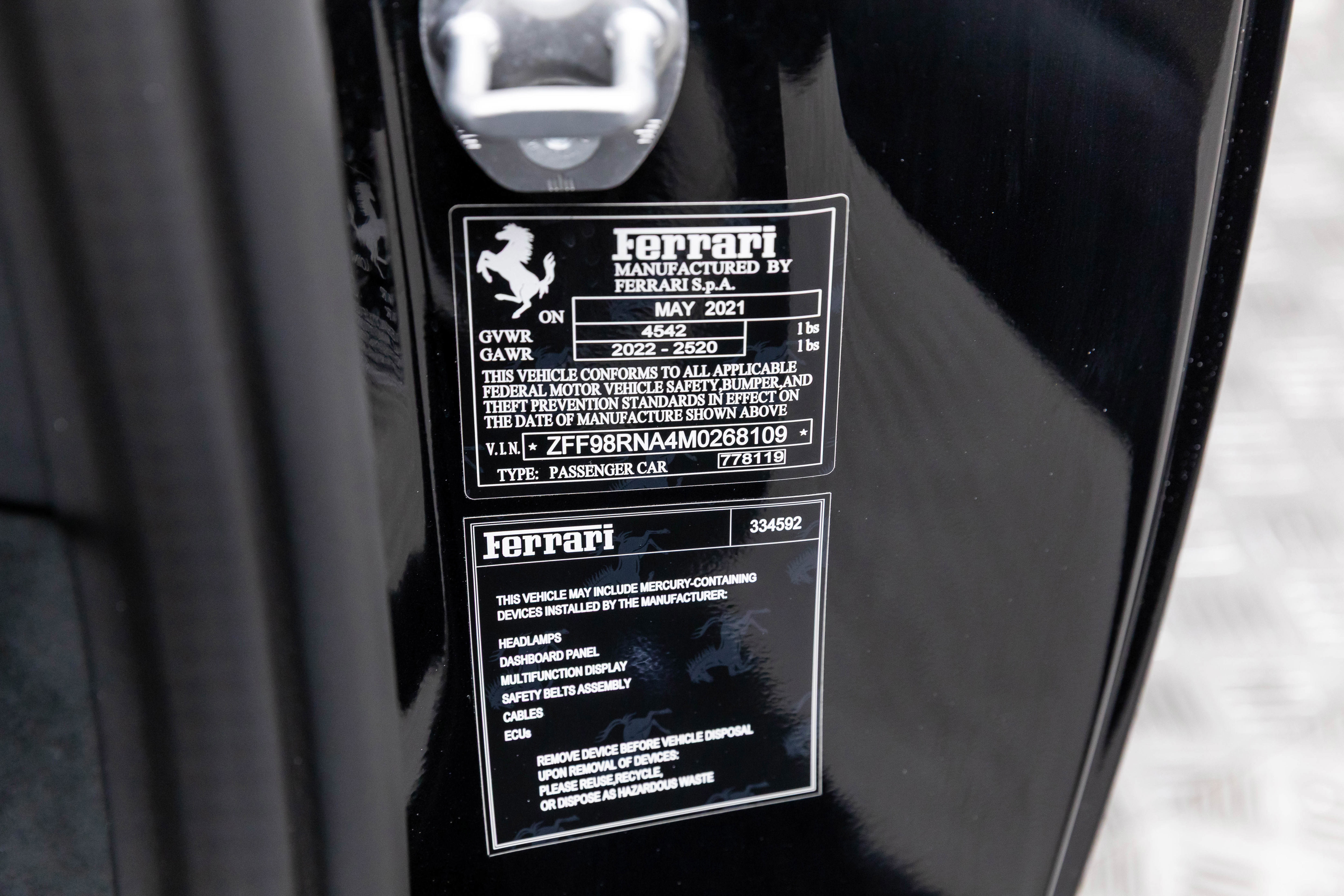 Certified 2021 Ferrari Roma image 32