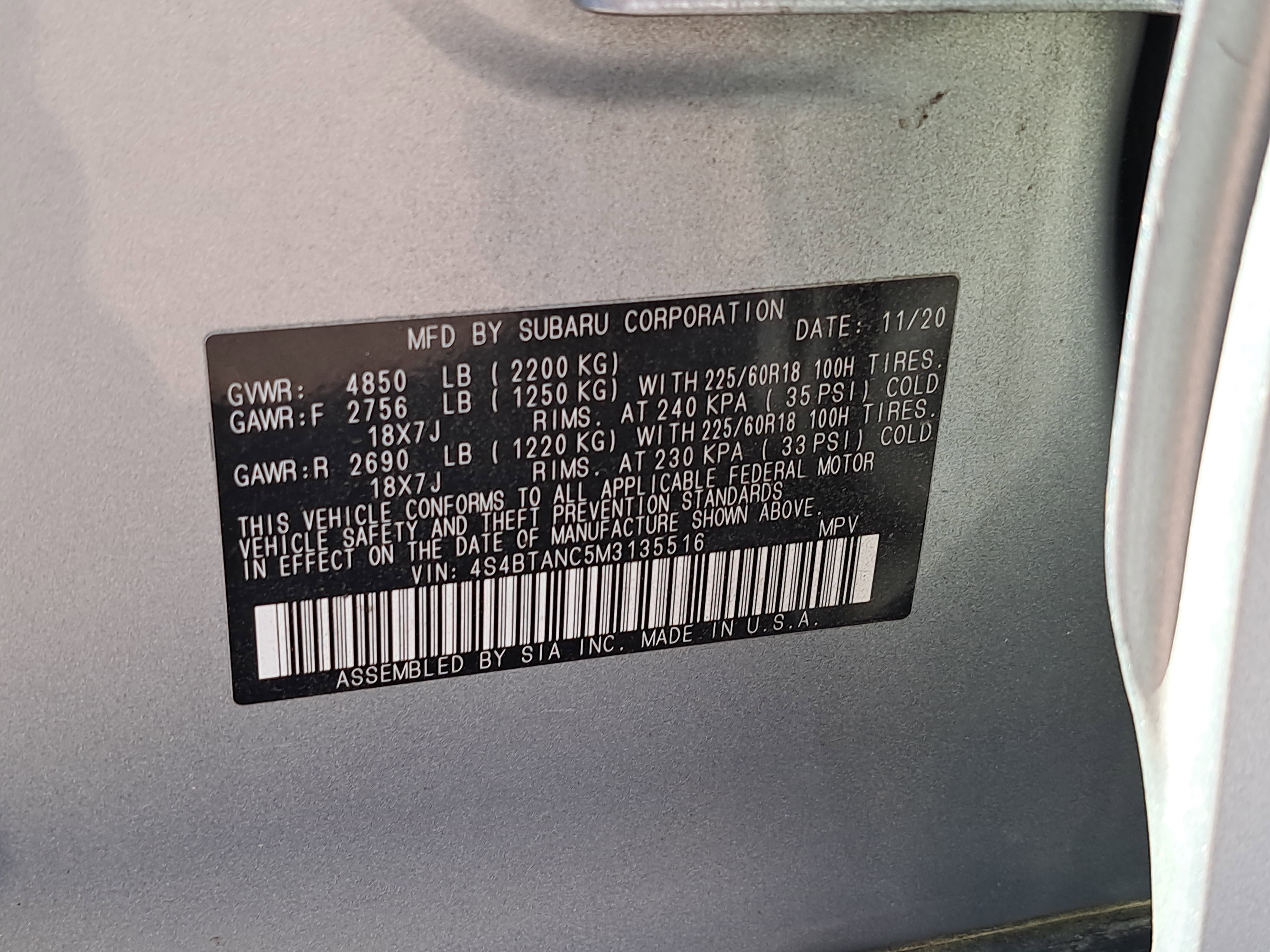 Used 2021 Subaru Outback Limited AWD/4WD image 35