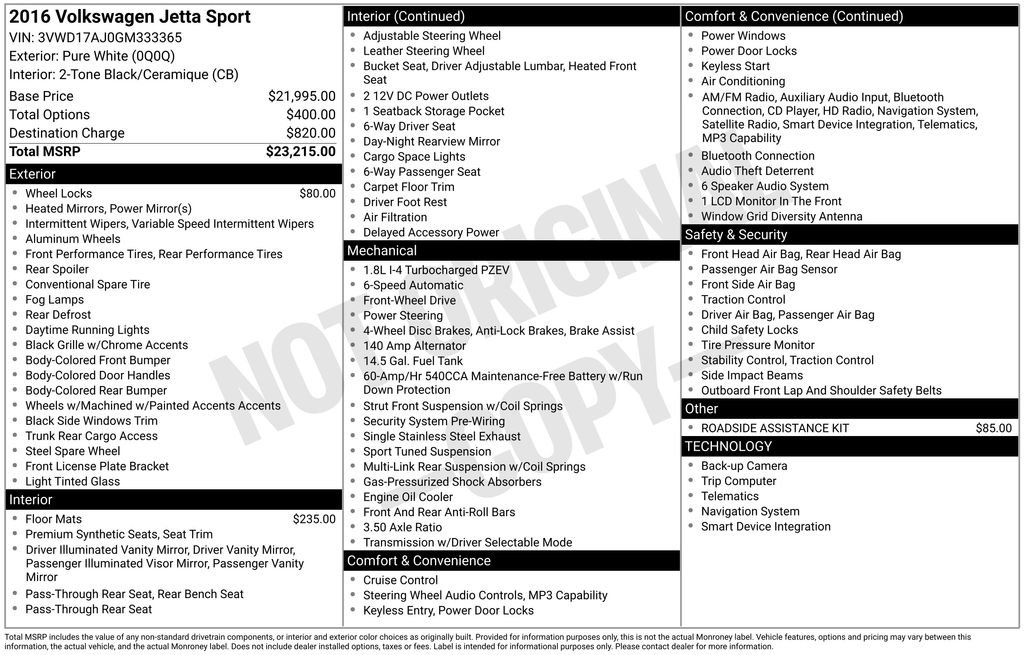 Used 2016 Volkswagen Jetta Sport image 4