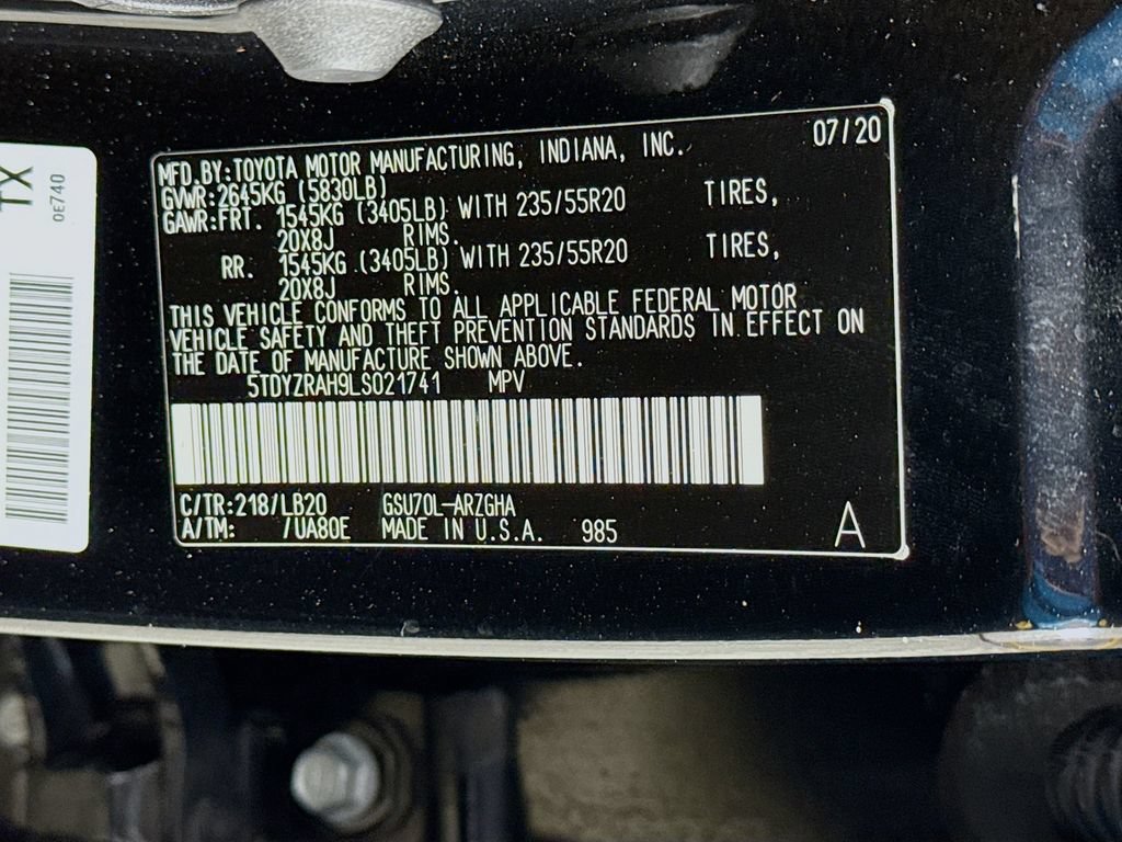Used 2020 Toyota Highlander Limited FWD image 35