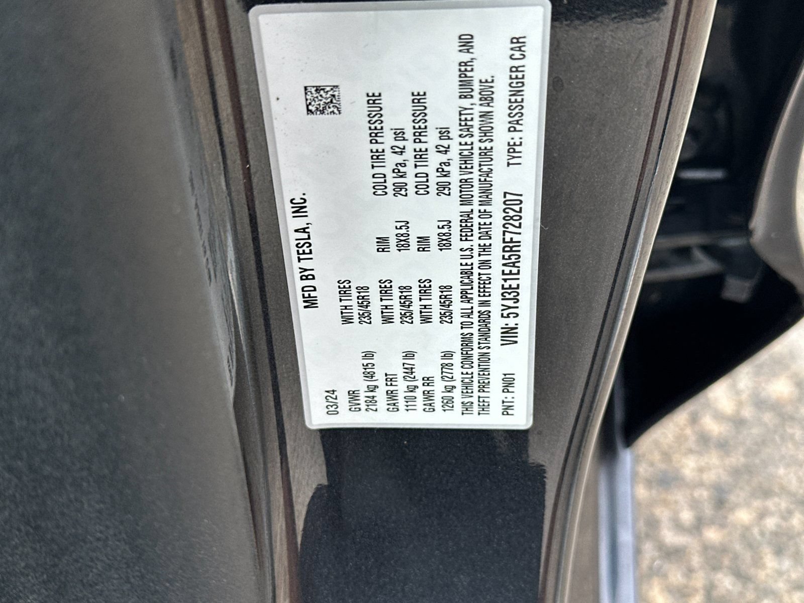 Used 2024 Tesla Model 3 Standard Range RWD image 42