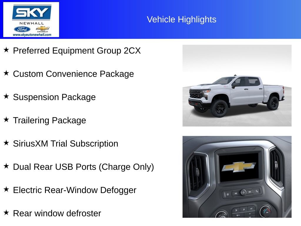 New 2025 Chevrolet Silverado 1500 Custom Trail Boss image 12