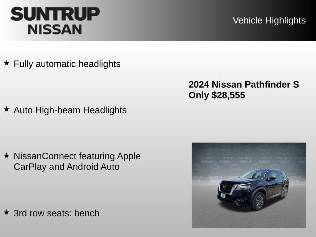 Used 2024 Nissan Pathfinder S AWD/4WD image 16