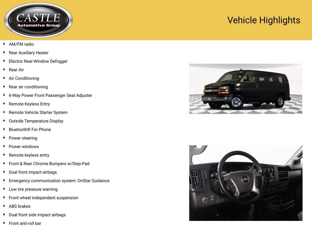 Used 2018 Chevrolet Express 3500 LT w/ LT Preferred Equipment Group image 8
