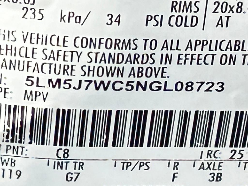 Used 2022 Lincoln Aviator Reserve w/ Elements Package Plus image 54