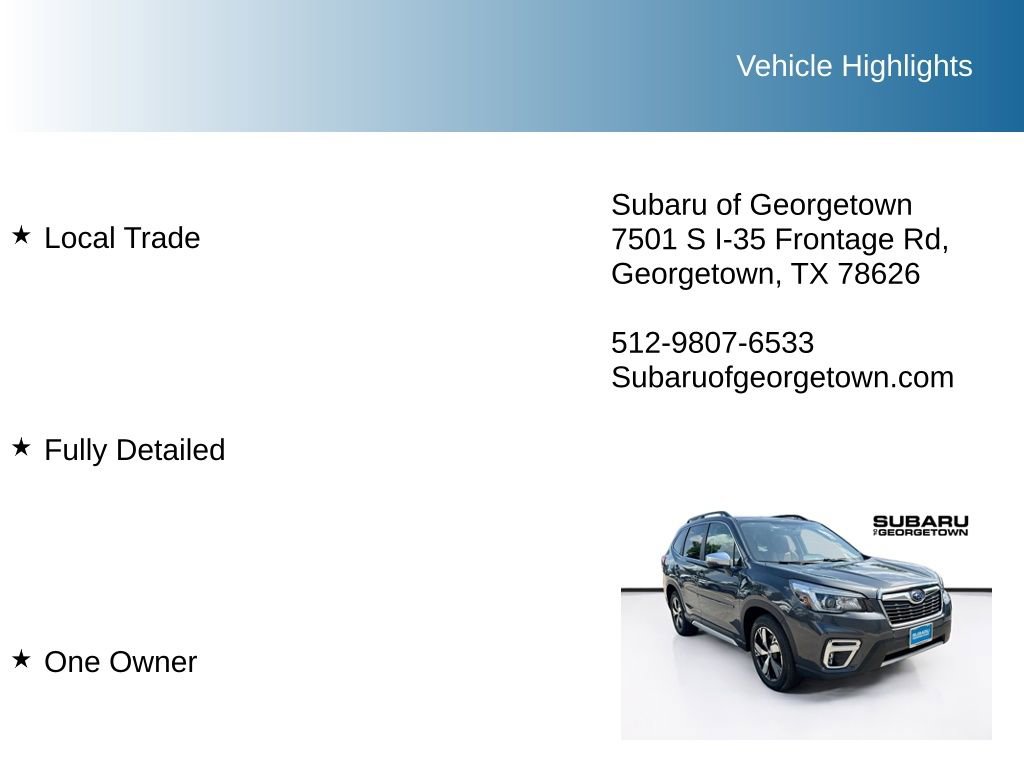 Used 2020 Subaru Forester Touring w/ Popular Package #2 AWD/4WD image 10
