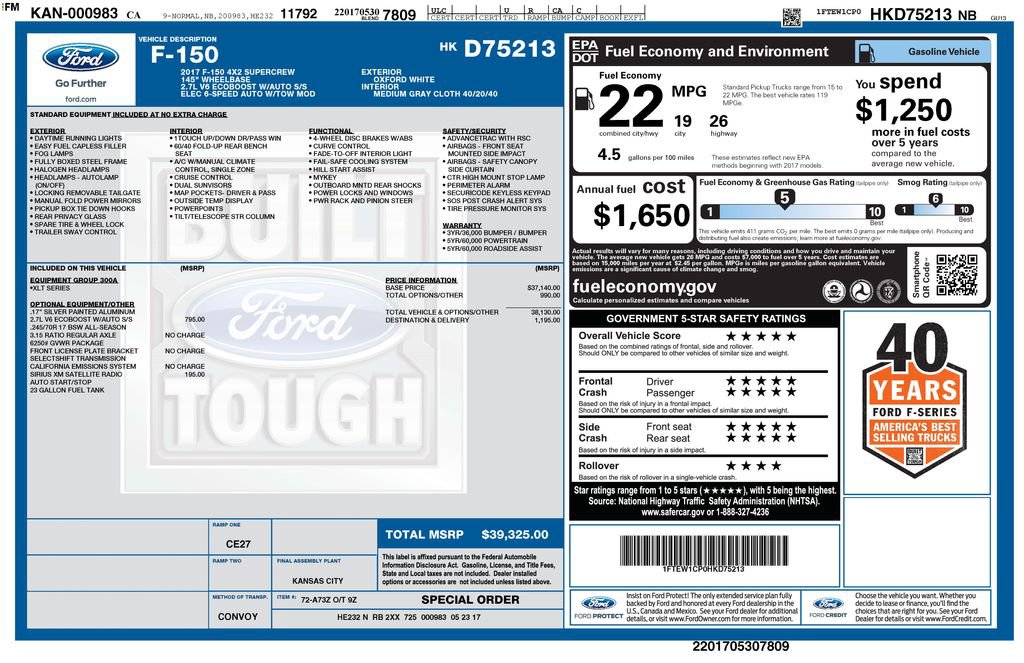 Used 2017 Ford F150 XLT RWD image 2