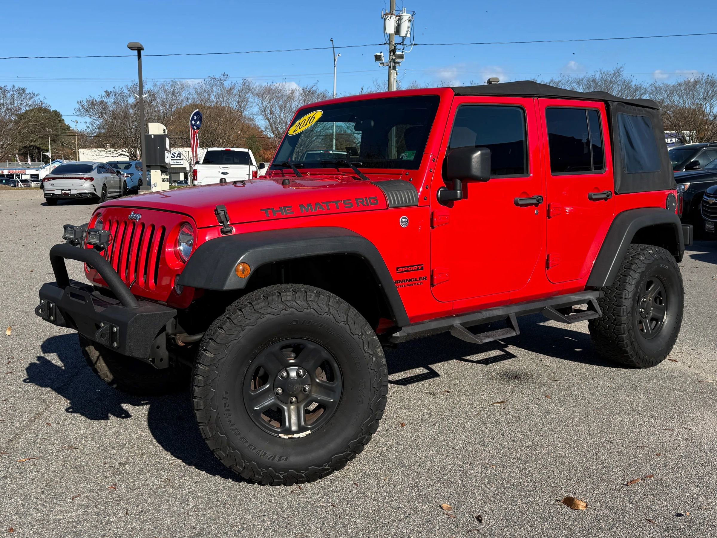 Used 2016 Jeep Wrangler Unlimited Sport image 1
