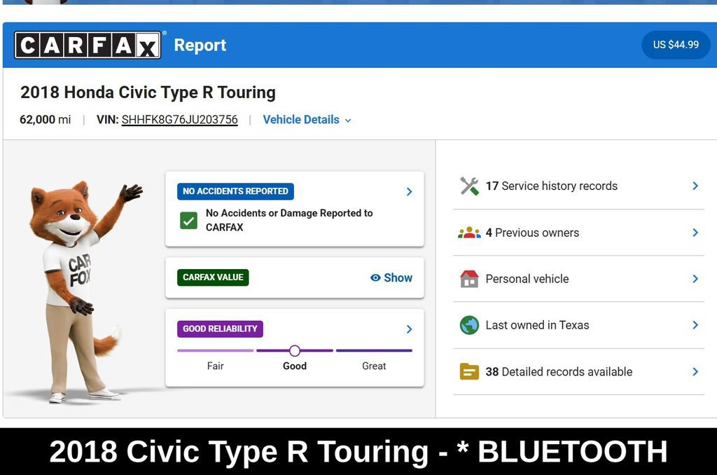 Used 2018 Honda Civic Type R image 9
