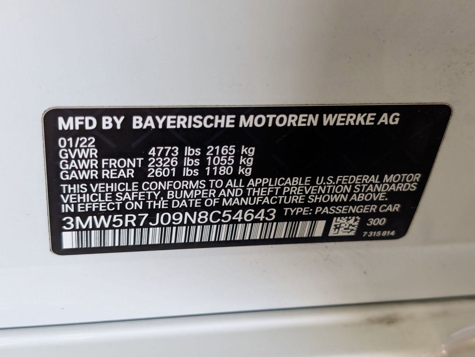 Used 2022 BMW 330i xDrive Sedan w/ Premium Package 2 image 22