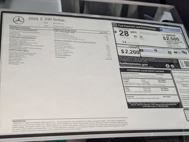 New 2026 Mercedes-Benz E 350 Sedan image 19
