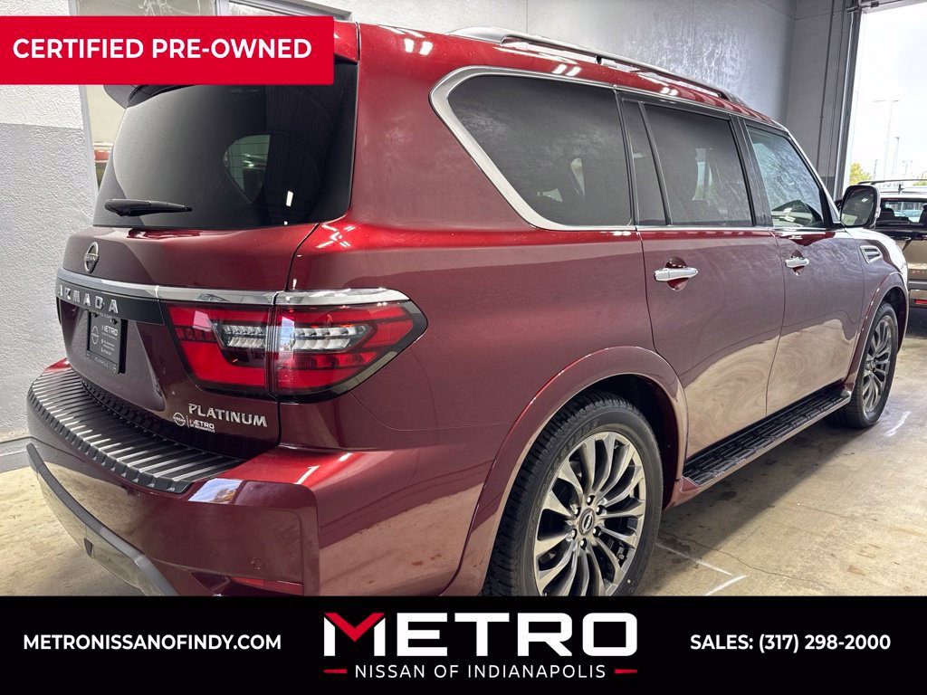 Used 2023 Nissan Armada Platinum w/ Captain's Chairs Package AWD/4WD image 3