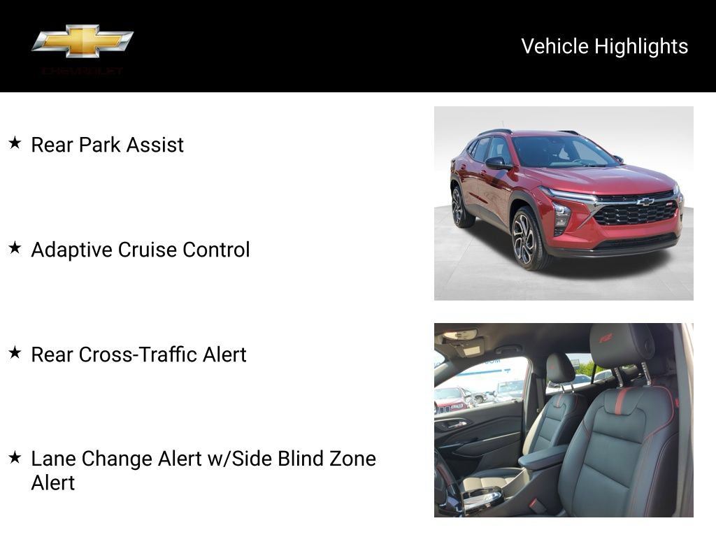 Certified 2024 Chevrolet Trax RS w/ Driver Confidence Package FWD image 19