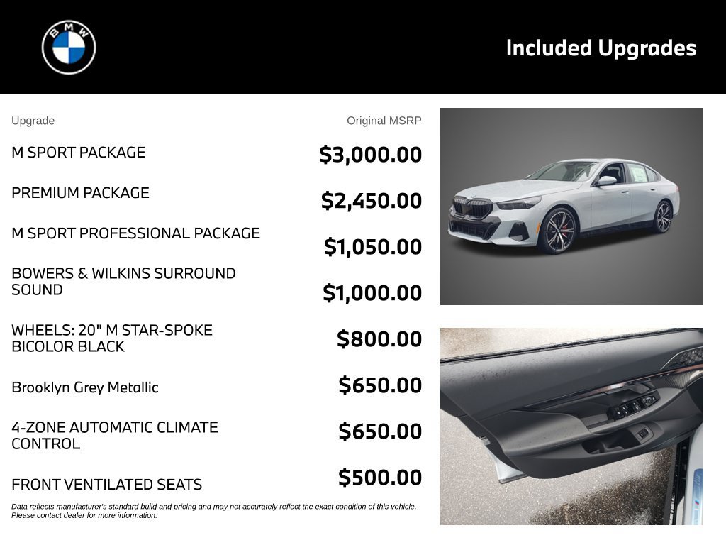 New 2027 BMW 540i xDrive w/ M Sport Package AWD/4WD image 4