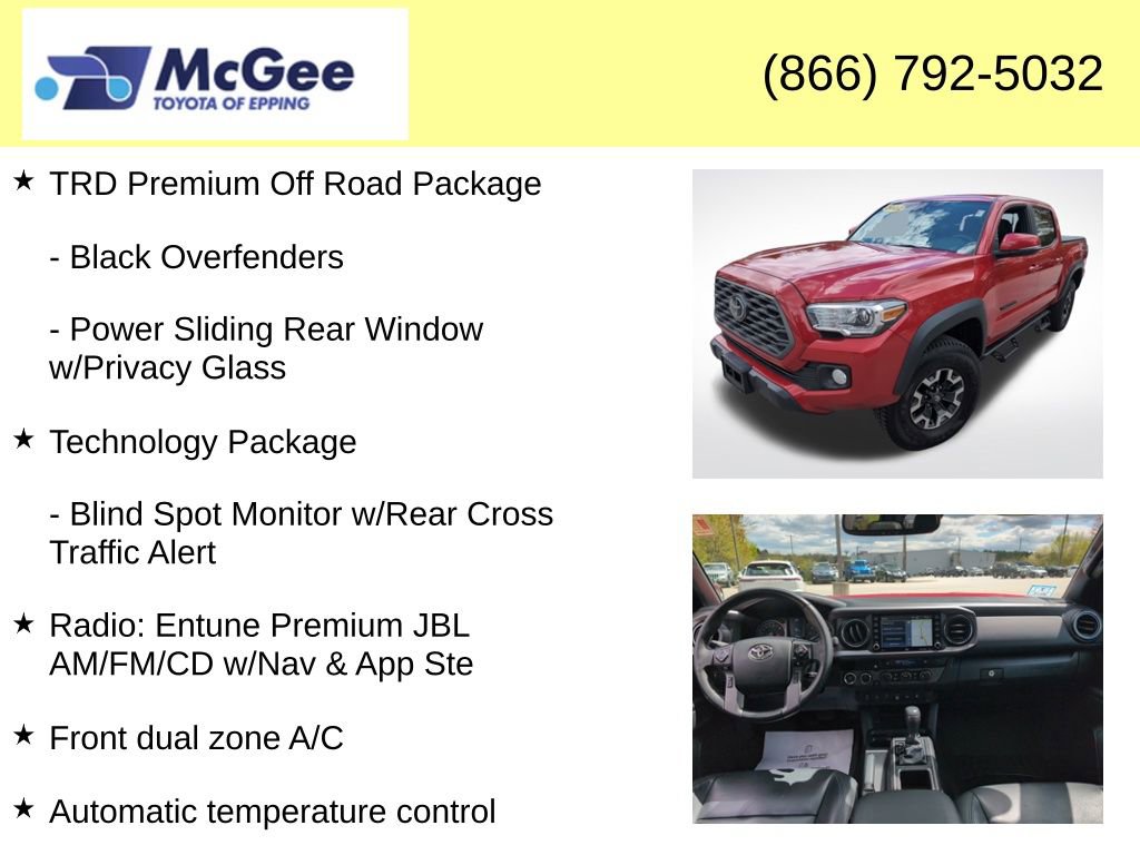Certified 2022 Toyota Tacoma TRD Off-Road AWD/4WD image 12